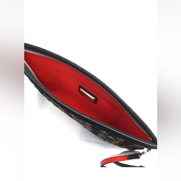 Preloved- Christian Louboutin Loubiposh Red Crossbody Clutch Shoulder Bag - Picture 6 of 8